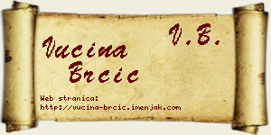 Vucina Brčić vizit kartica